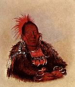 George Catlin, Wah-ro-Nee-Sah,Oto Chief